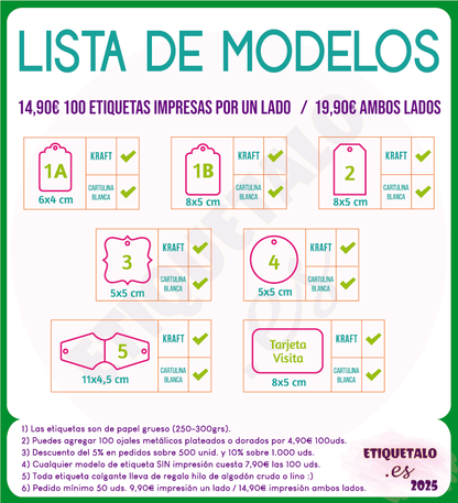 Big Pack Emprende - Etiquetas Personalizadas