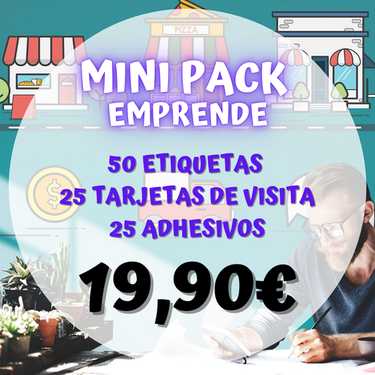 Mini Pack Emprende - Etiquetas Personalizadas